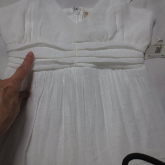 NWT ALTAR’D STATE womens BOHO dress WHITE sleeveless WEDDING homecoming SIZE XS - Picture 11 of 13